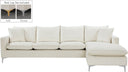 Naomi - Reversible Sectional - Meridian Furniture - Stationary Sectionals - Elite Enclave Home