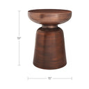 Arthur - Accent Table - Antique Copper - Moe's Home Collection - Accent Tables - Elite Enclave Home