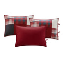 Sunset - 5 Piece Day Bed Cover Set - Red