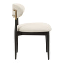 Moxie - Armless Dining Chair (Set of 2) - Black / Off White
