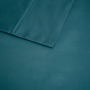 600 Thread Count - Cooling Cotton Blend 4 Piece Queen Sheet Set - Teal