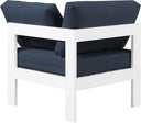 Meridian Nizuc Outdoor Patio Corner Chair – modular design with waterproof fabric cushions and aluminum frame