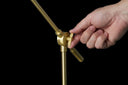 LED Adjustable Desk Lamp - Shiny Satin Brass