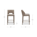 Joyce - Counter Height (24" - 27") - Light Brown - Moe's Home Collection - Counter Height (24" - 27") - Elite Enclave Home