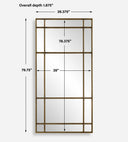 Spurgeon - Gold Window Mirror