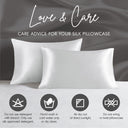 Silk - Queen Single Pillowcase - Ivory