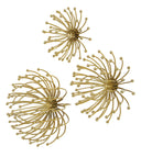 Aga - Gold Metal Wall Decor (Set of 3)
