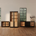 Charlotte - Tall Cabinet - Black - Moe's Home Collection - Display Cabinets - Elite Enclave Home