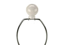 Ceramic Geometric Table Lamp With Cream Drum Shade - Ivory - HomeRoots - Table Lamps - Elite Enclave Home