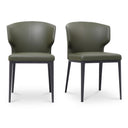 Delaney - Dining Chair (Set of 2) - Dark Green - Moe's Home Collection - Chair Sets - Elite Enclave Home