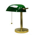 Hooded Table Lamp - Gold And Green