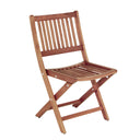 24" x 22" x 33" Solid Wood Indoor Outdoor Deck Chair - Brown