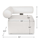 Uttermost Bolster Back Outdoor Corner Sofa