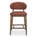 Ellie - Counter Stool - Rust - Moe's Home Collection - Counter Height (24" - 27") - Elite Enclave Home