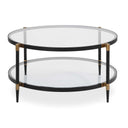 Chadid - Round Glass Table - Uttermost - Side Tables - Elite Enclave Home