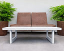 Aluminum Outdoor Coffee Table - White