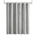 Imani - Printed Shower Curtain With - Gray - INK+IVY - Shower Curtains - Elite Enclave Home