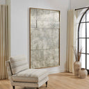 Rally - Oversized Antiqued Mirror - Brass / Gold