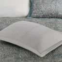 Aubrey - 5 Piece Jacquard Bedspread Set With Throw Pillows - Teal