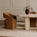 Barrow - Rolling Dining Chair - Amber Glow - Moe's Home Collection - Side Chairs - Elite Enclave Home