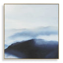Cold Shoulder - Hand Painted Landscape Art - Black / Blue / Gray / White / Woodtone - Uttermost - Canvas Art - Elite Enclave Home