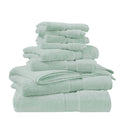 800GSM - 8 Piece Antimicrobial Towel Set - Seafoam - Madison Park Signature - Towel Sets - Elite Enclave Home