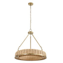 Ladakh - 9 Light Round Wicker Pendant - Gold - Uttermost - Pendant Lighting- Elite Enclave Home