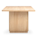 Round Off - Small Oak Dining Table - Light Brown - Moe's Home Collection - Dining Tables - Elite Enclave Home