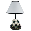 Soccer Themed Table Lamp - Black