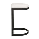 Maude - Outdoor Bar Stool - White / Black