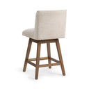 Ava - Swivel Counter Stool - Vanilla Oat - Classic Home - Counter Height (24" - 27") - Elite Enclave Home