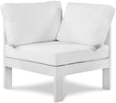 Meridian Nizuc Outdoor Patio Corner Chair – modular design with waterproof fabric cushions and aluminum frame