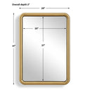 Atkinson - Modern Mirror - Brass