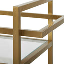 Erena - Bar Cart - Brass - Uttermost - Bar Carts- Elite Enclave Home