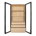 Charlotte - Tall Cabinet - Black - Moe's Home Collection - Display Cabinets - Elite Enclave Home