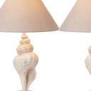Novelty Table Lamp Coastal With Tan Empire Shade (Set of 2) - Beige