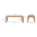 Post - Small Dining Table - Natural - Moe's Home Collection - Dining Tables - Elite Enclave Home
