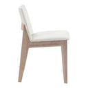 Deco - Oak Dining Chair (Set of 2) - Cream White - Moe's Home Collection - Chair Sets - Elite Enclave Home