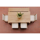 Tempo - Outdoor Dining Bench - Light Brown - Moe's Home Collection - Dining Benches - Elite Enclave Home