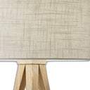 Treble Table Lamp - Natural Wood