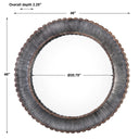 Tanaina - Round Mirror - Silver