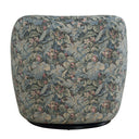 Ansel - Tapestry Swivel Chair - Green