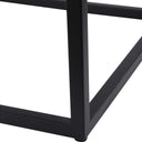 Gambia - Marble Plant Stand - White & Black