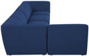 Miramar - 5 Piece Modular Sectional - Meridian Furniture - Stationary Sectionals - Elite Enclave Home