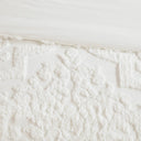 Viola - 3 Piece Tufted Damask Comforter Set - Off White