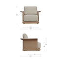 Meredith - Arm Chair - Beige - Moe's Home Collection - Arm Chairs - Elite Enclave Home