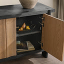 Ellison - 4 Door Cabinet - Shoreline Noir - Classic Home - Buffets - Elite Enclave Home