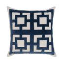 Novel Estate - 22" x 22" NV Corbin Pillow - Navy Blue - Classic Home - Accent Pillows - Elite Enclave Home