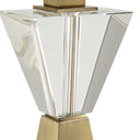 Arete - Modern Brass Table Lamp - Gold
