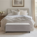 Shandra - Tufted Top Storage Bench - Natural - Madison Park - Storage Benches - Elite Enclave Home